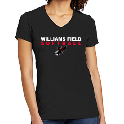 Women's Triblend Softball Vneck  Thumbnail