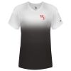 Women's V-Neck Ombre T-Shirt Thumbnail